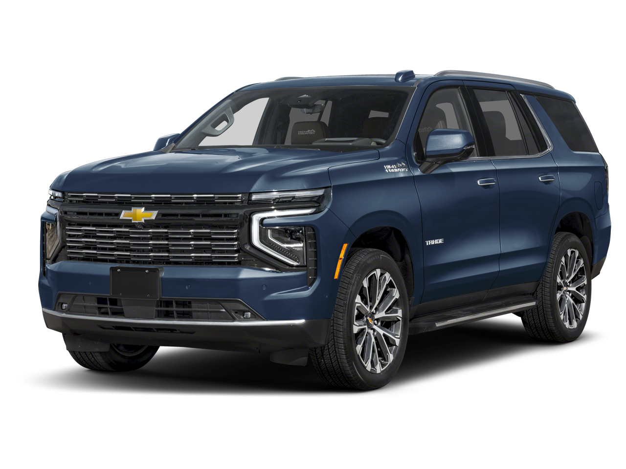 2026 Chevrolet Tahoe High Country in Polar White Tricoat — front three-quarter view