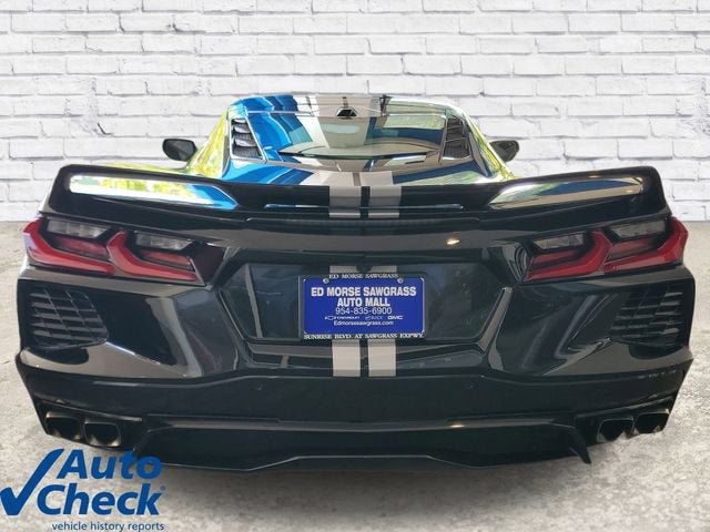 2021 Chevrolet Corvette Stingray — rear three-quarter view
