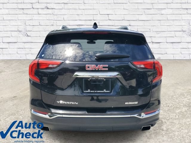 2019 GMC Terrain — rear three-quarter view