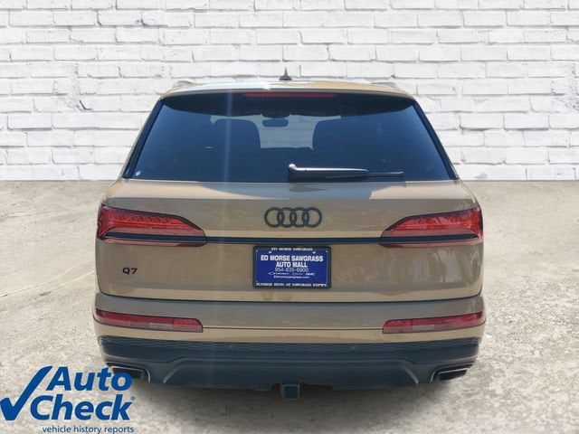 2025 Audi Q7 — rear three-quarter view